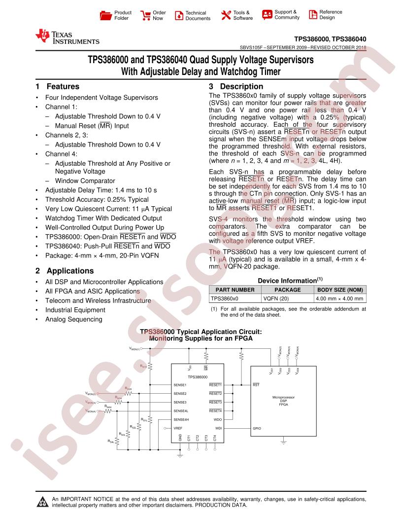 TPS386000, TPS386040