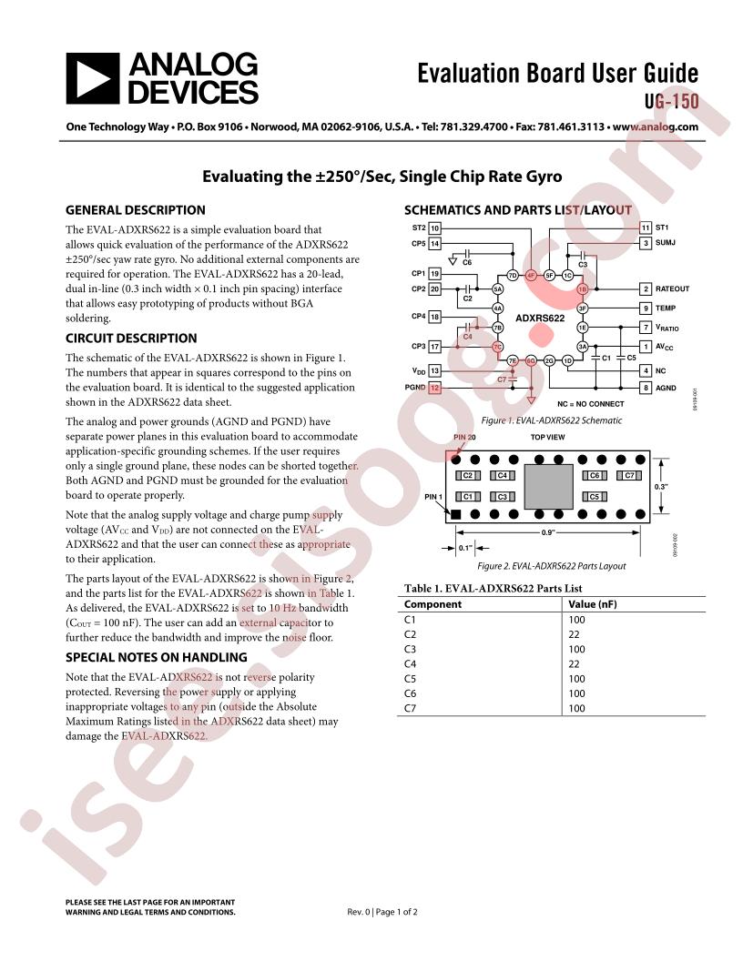 EVAL-ADXRS622 Guide