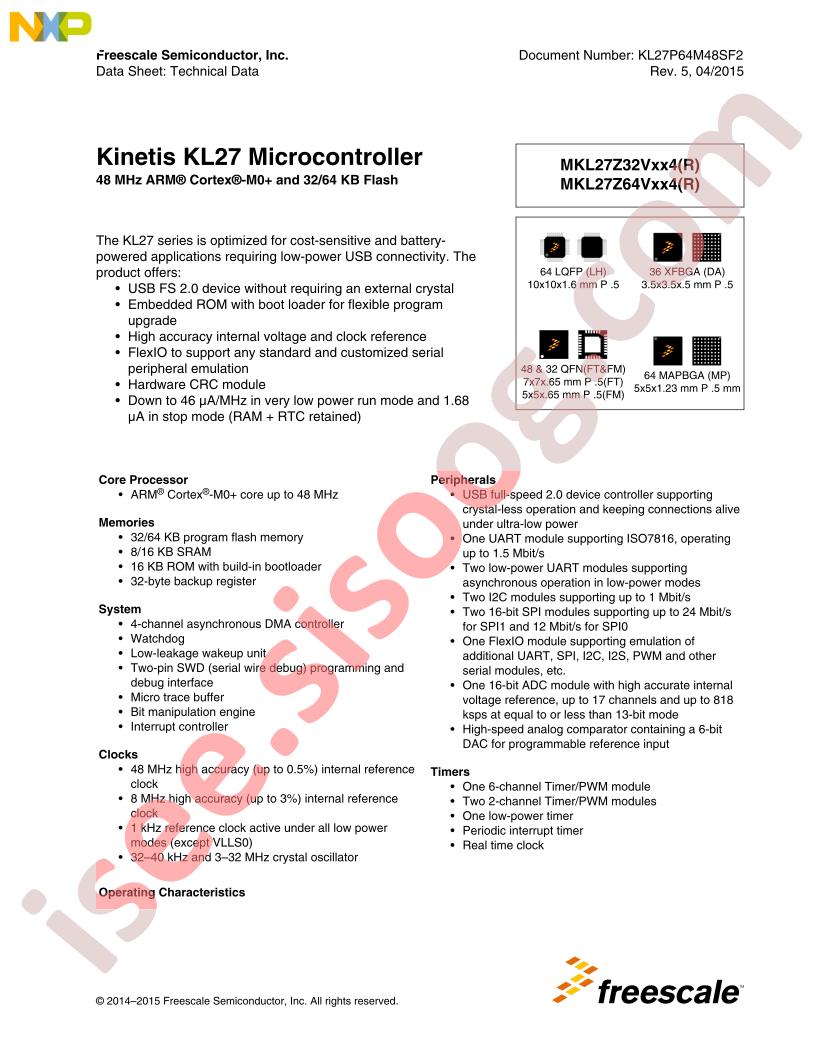 MKL27Z(32,64)Vxx4