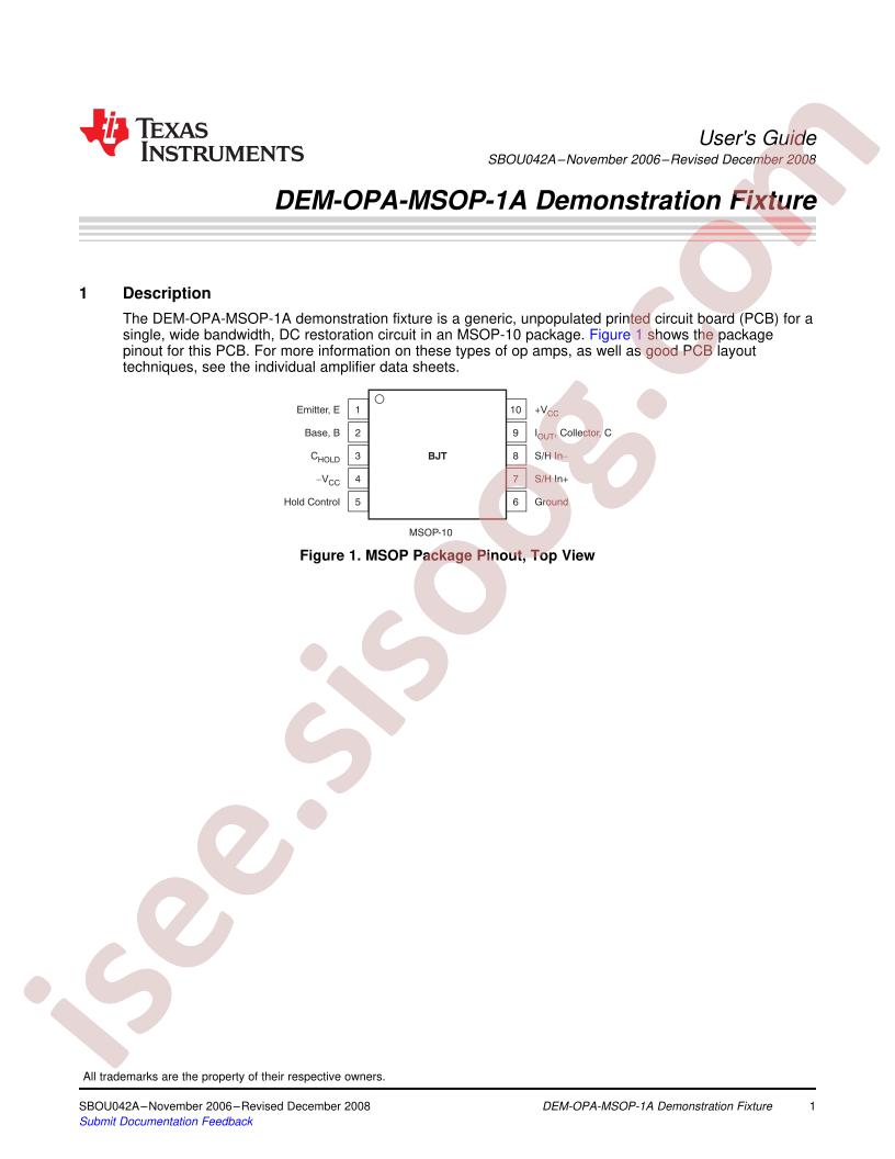 DEM-OPA-MSOP-1A Guide