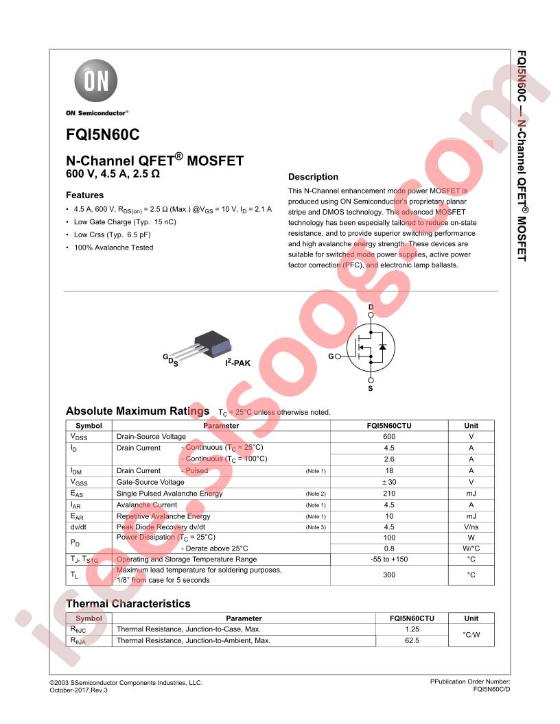 FQI5N60C