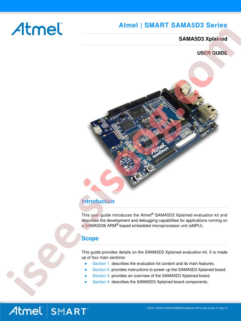 ATSAMA5D3 Xplained User Guide