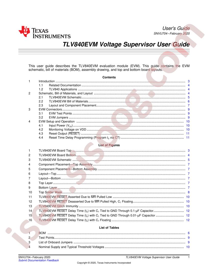 TLV840EVM User Guide