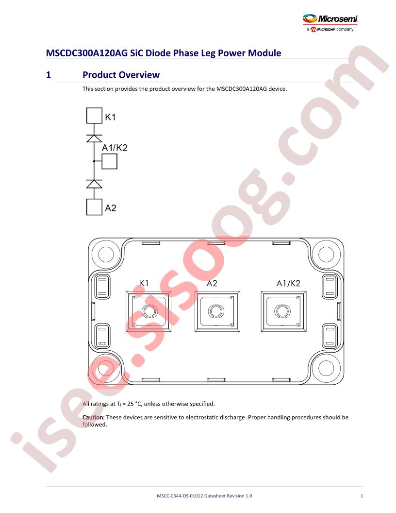 MSCDC300A120AG