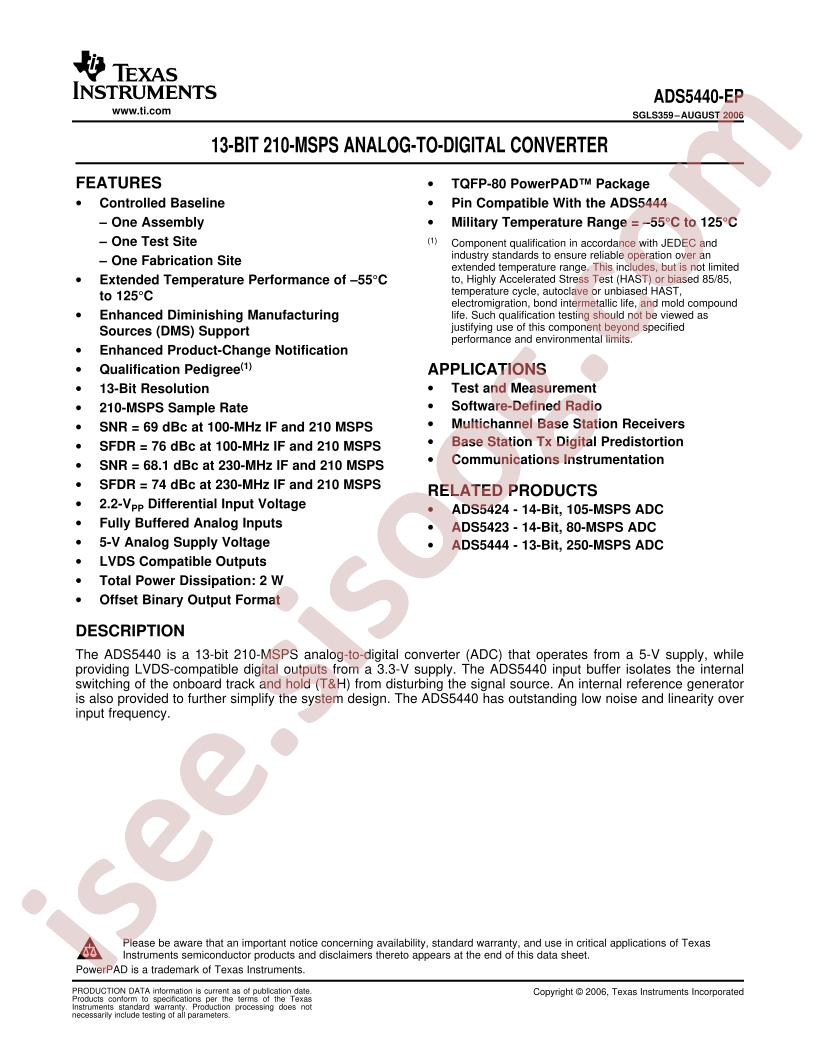ADS5440-EP