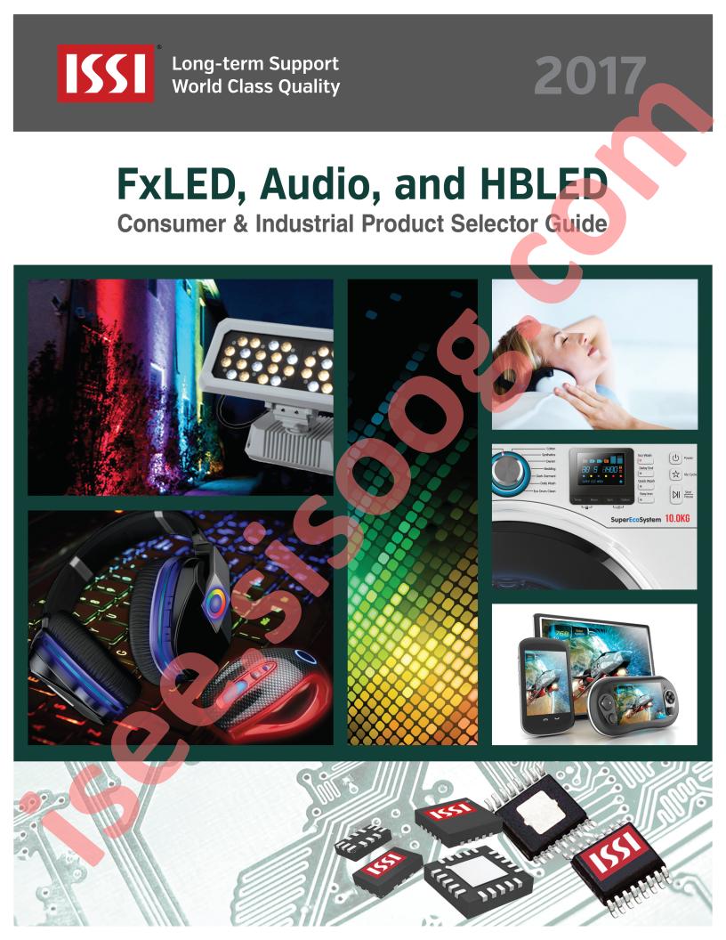 FxLED, Audio & HBLED Prod. Selector Guide