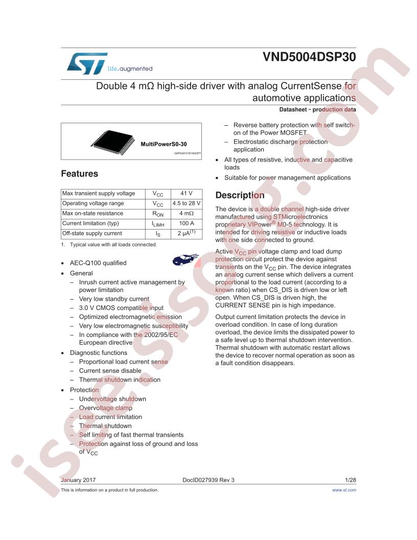 VND5004DSP30