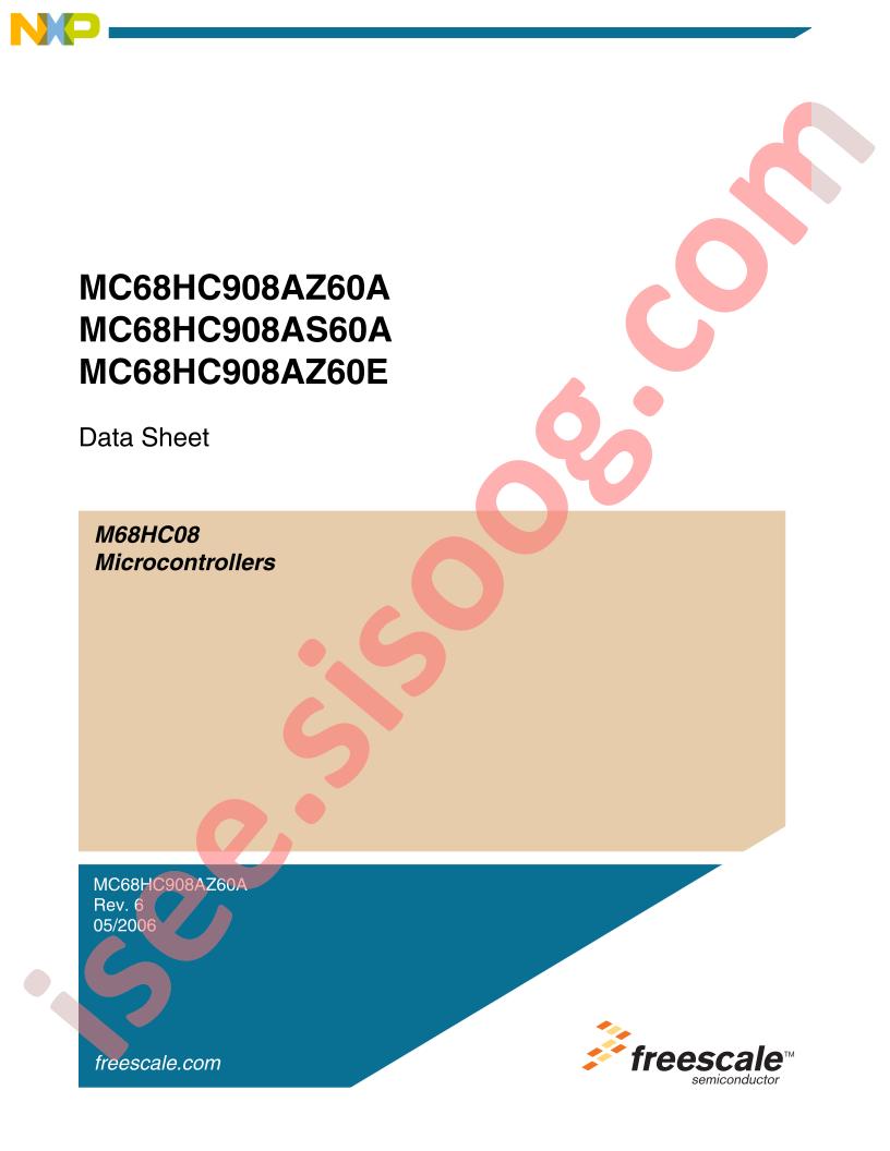 MC68HC908AZ60A Series