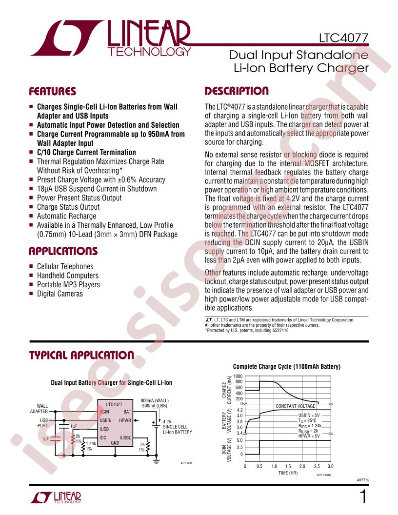 LTC4077