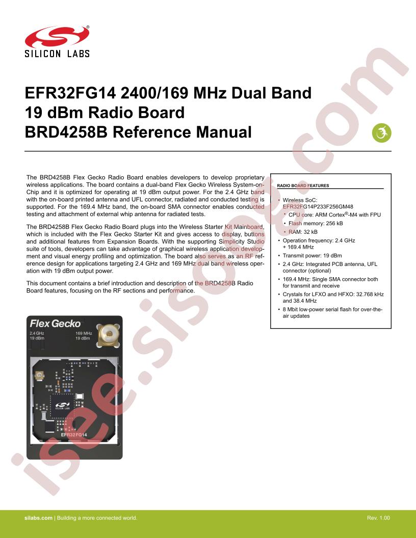 SLWRB4258B Reference Manual