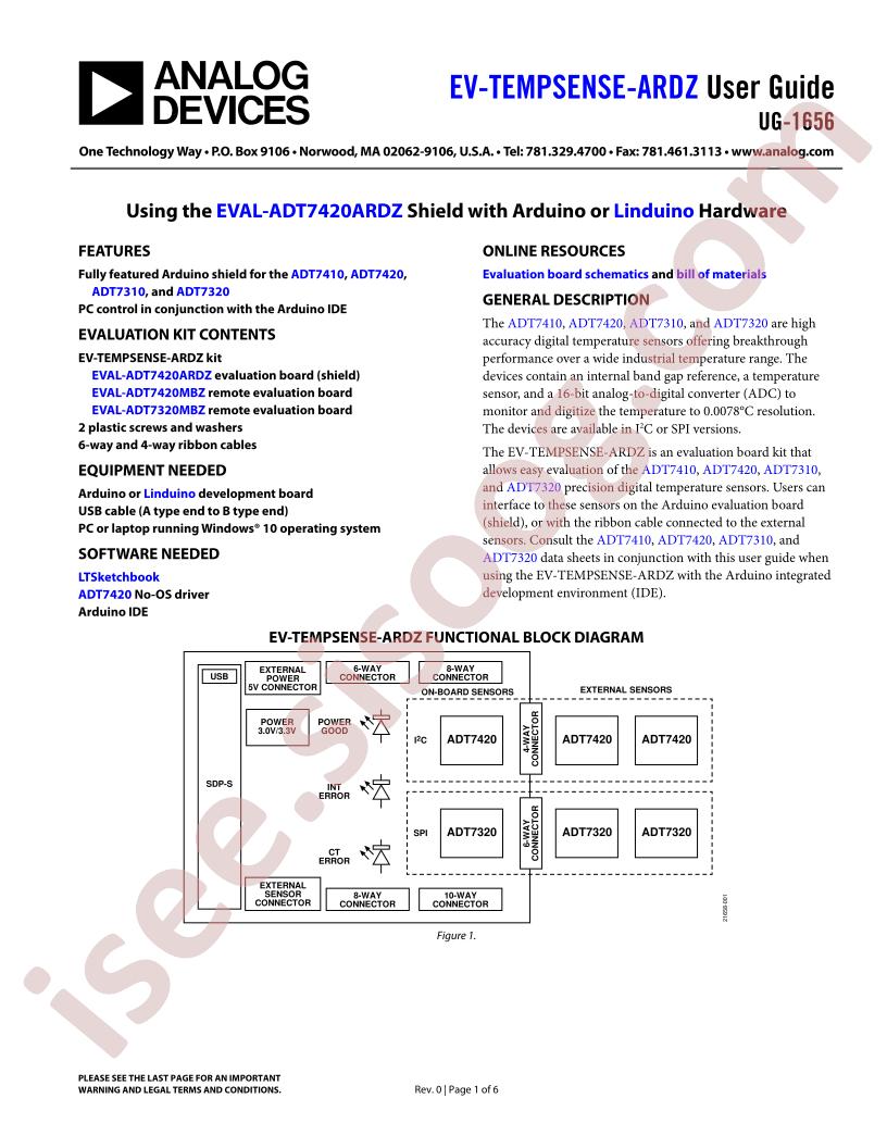 EV-TEMPSENSE-ARDZ Guide