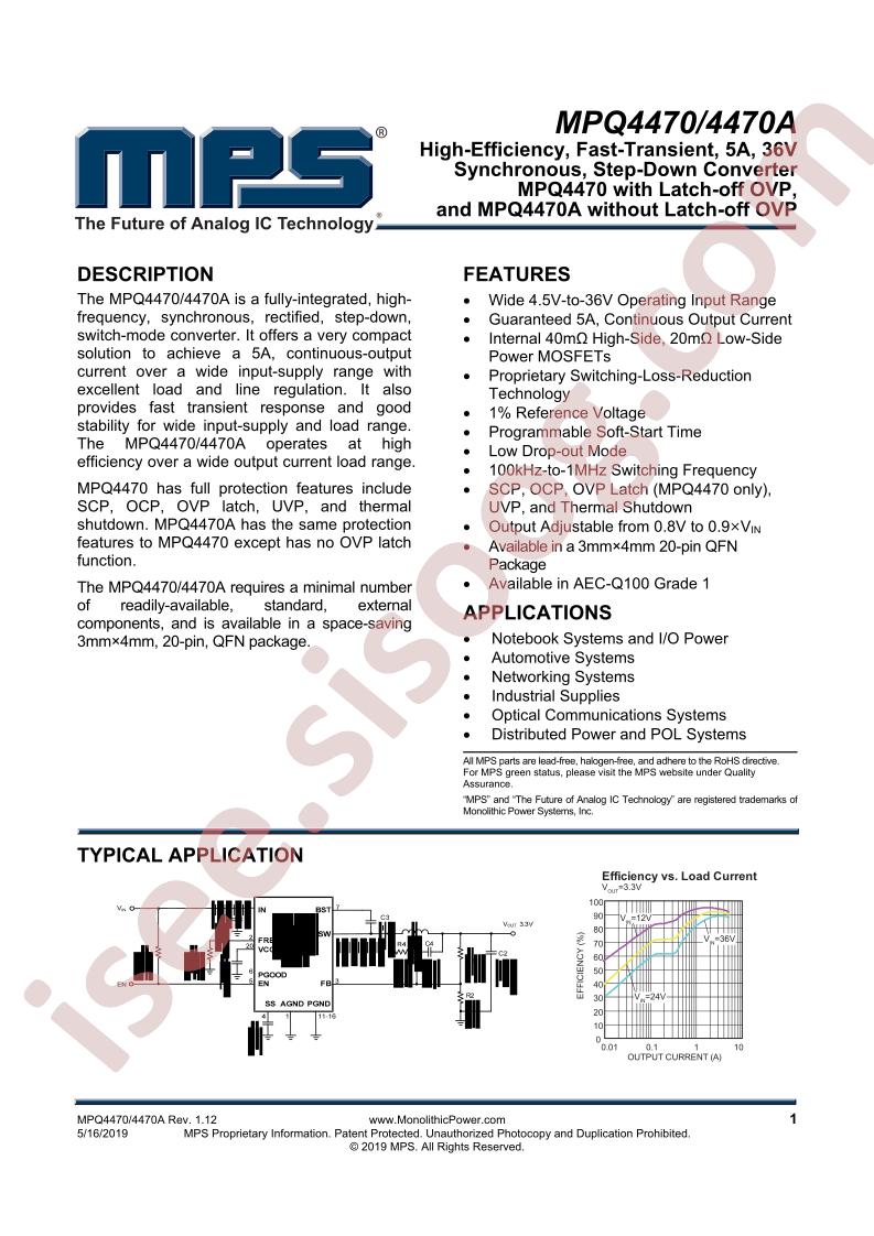 MPQ4470(A) Datasheet