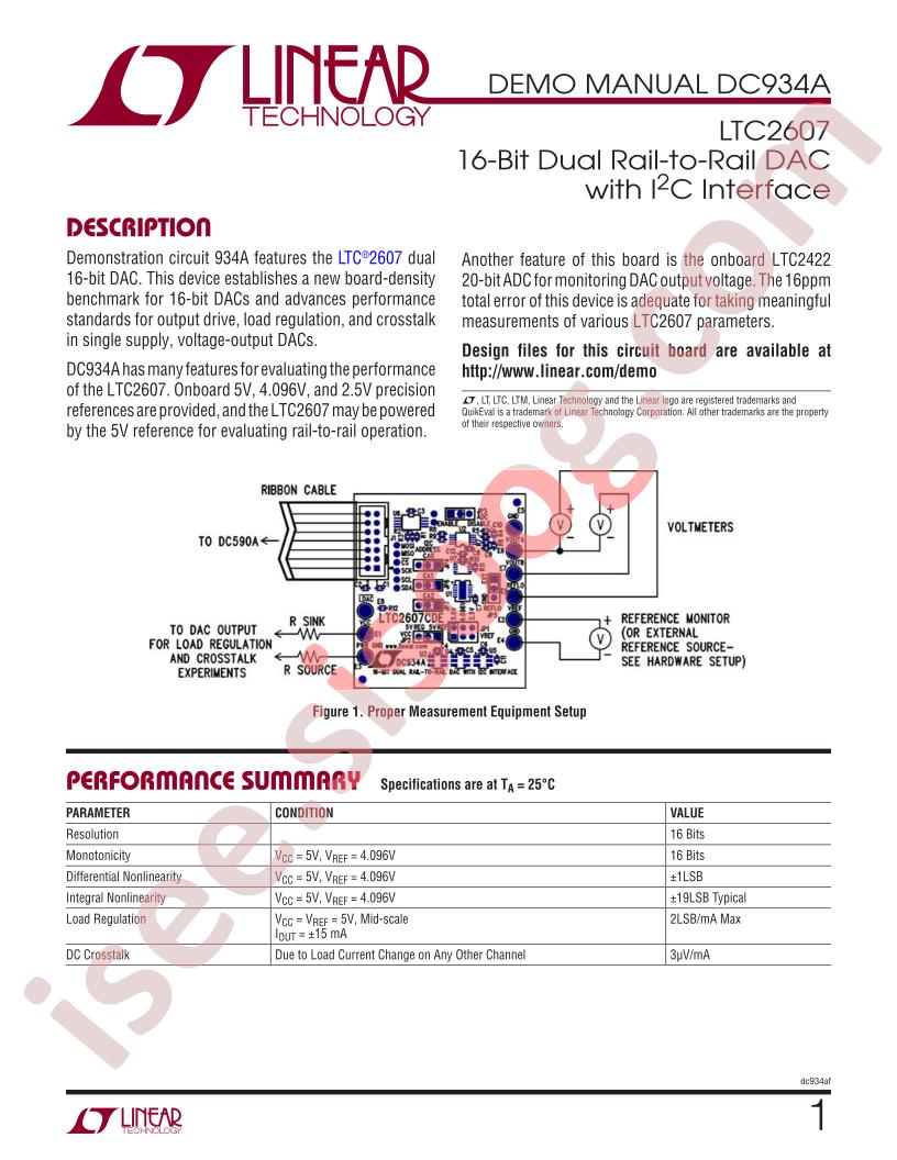 DC934A Demo Manual