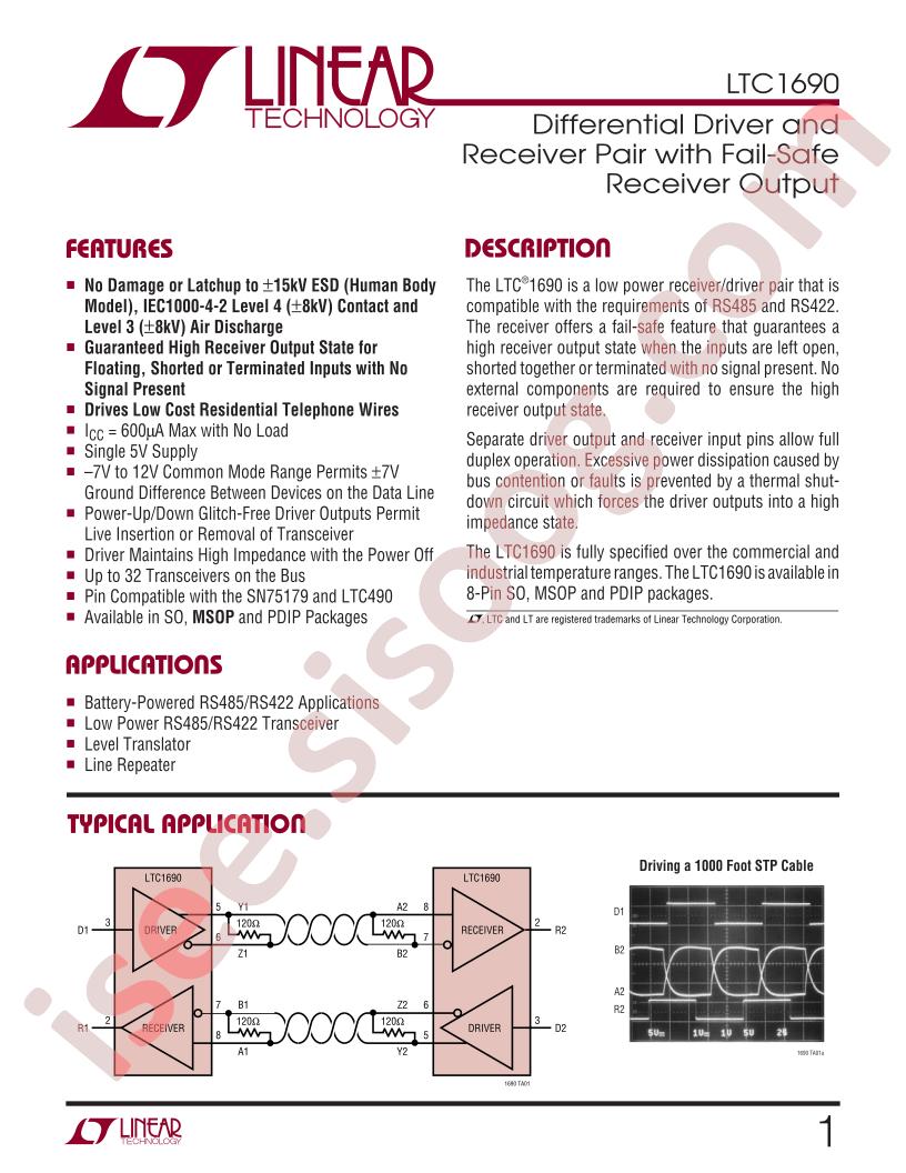LTC1690 Datasheet