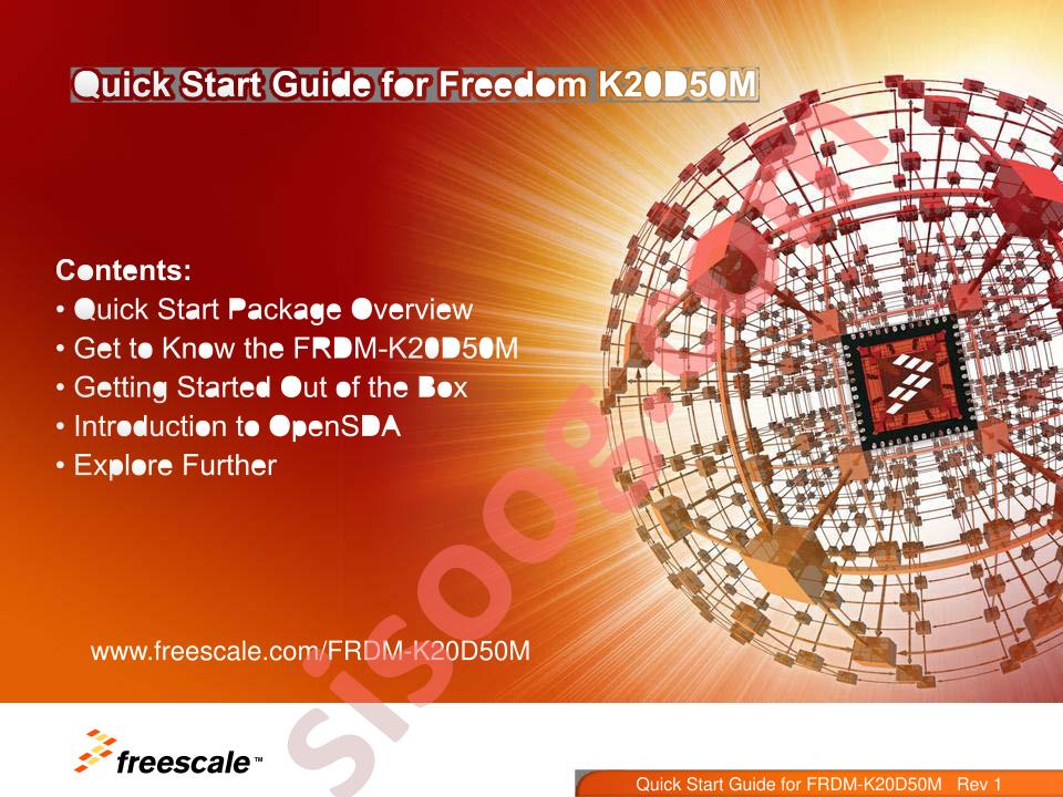 Freedom K20D50M Quick Start Guide