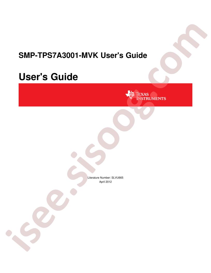 SMP-TPS7A3001-MVK Ref Kit