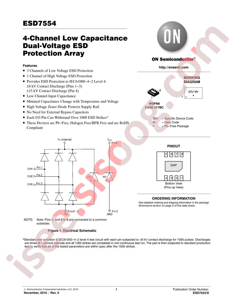 ESD7554MUT2G