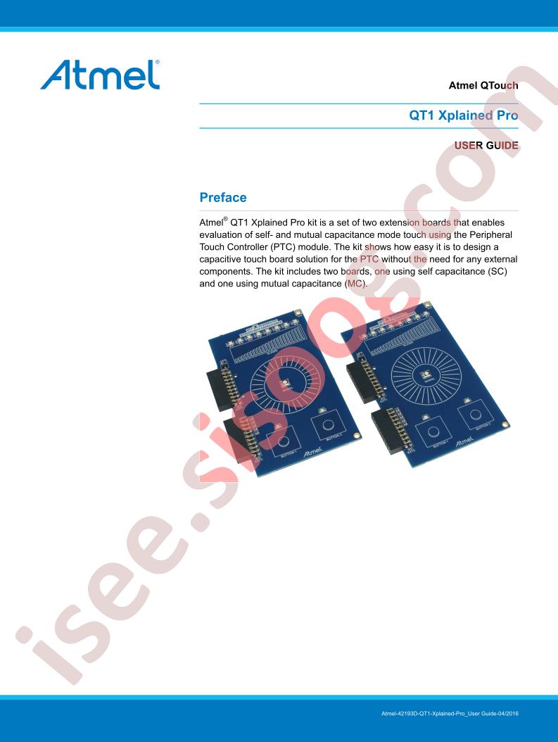 ATSAMD11-XPRO User Guide