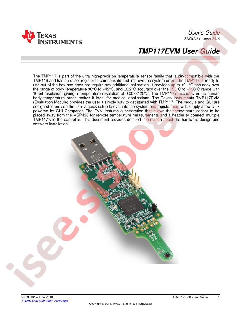 TMP117EVM User Guide