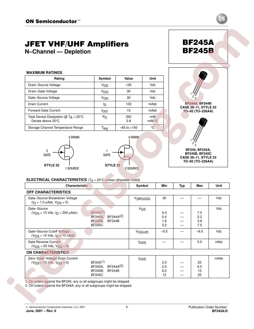 BF245A,B