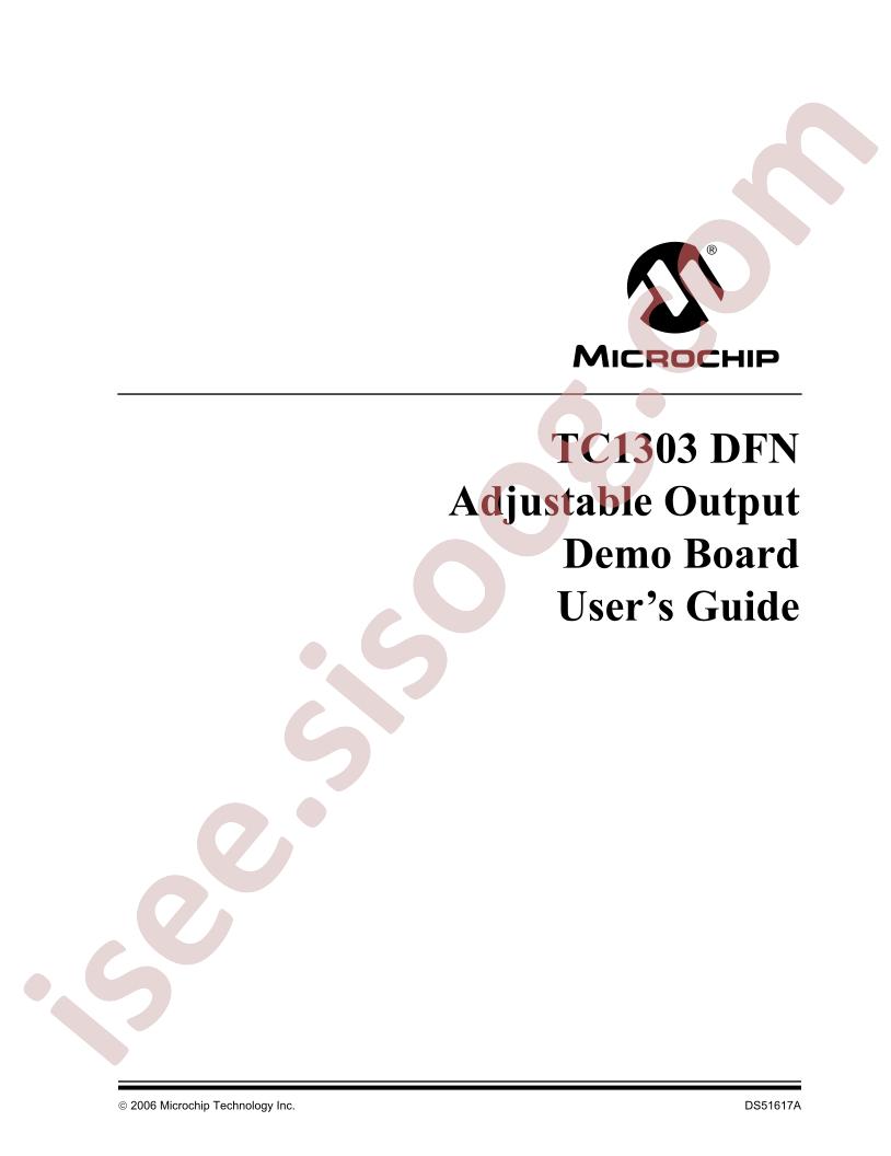 TC1303 DFN Guide