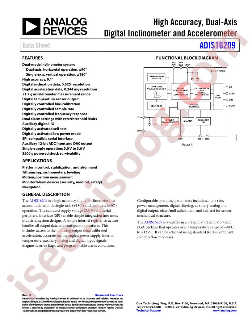 ADIS16209