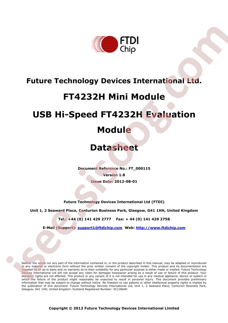 FT4232H Mini Module