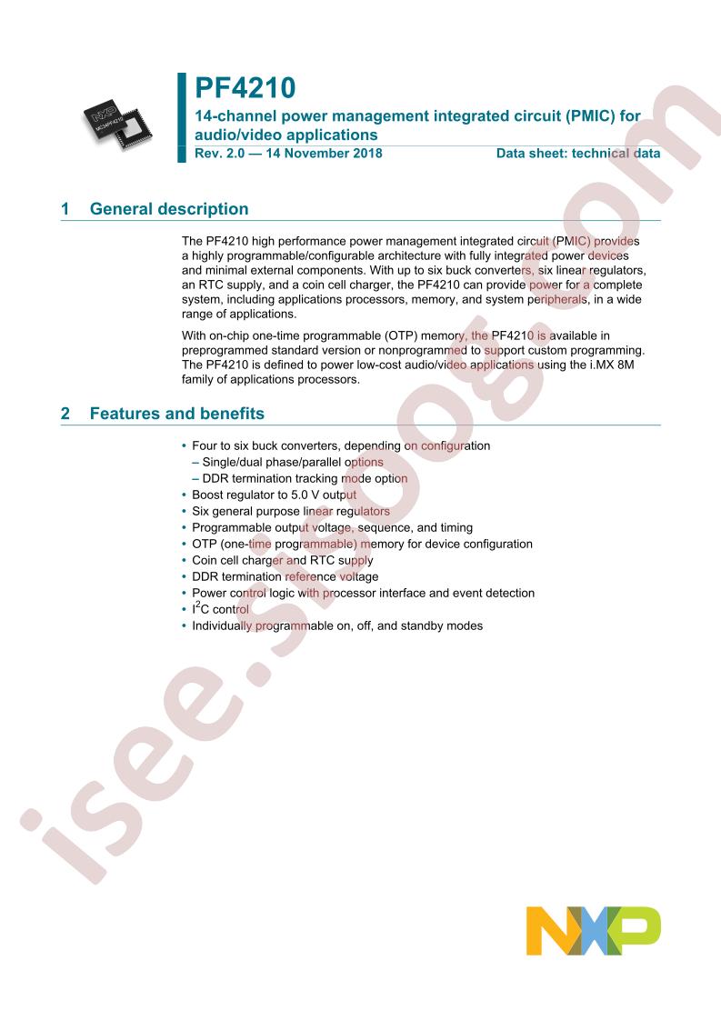 PF4210 Datasheet