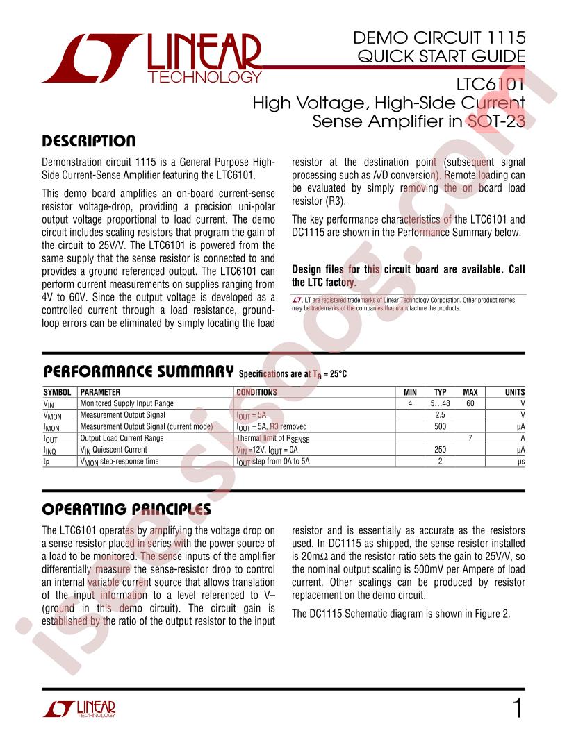 DC1118 Quick Start guide