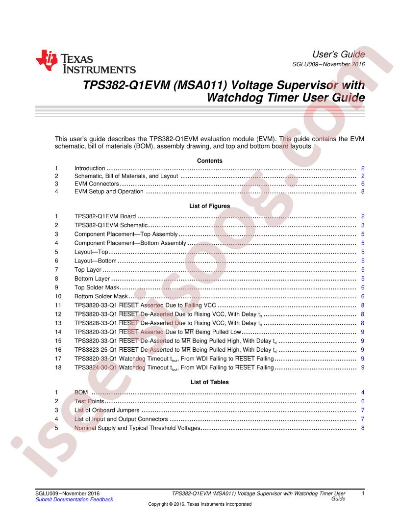 TPS382-Q1EVM User Guide