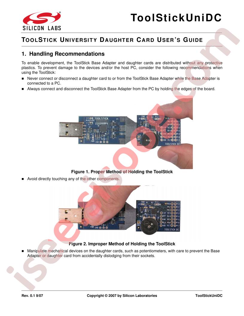 ToolStickUniDC Guide