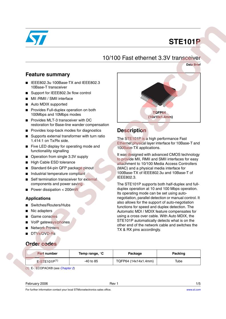 STE101P Data Brief