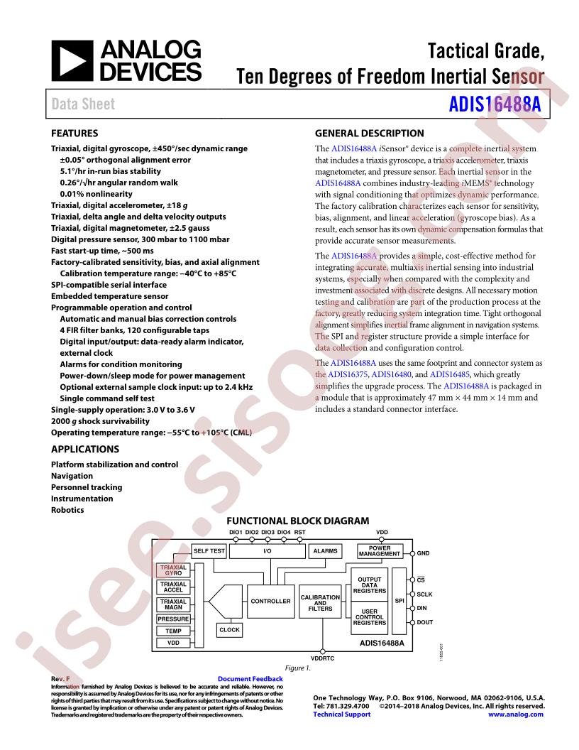 ADIS16488A,B,C