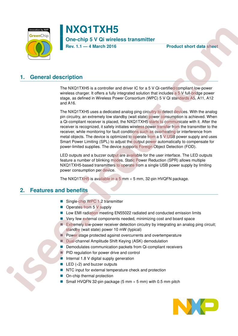 NXQ1TXH5 Datasheet