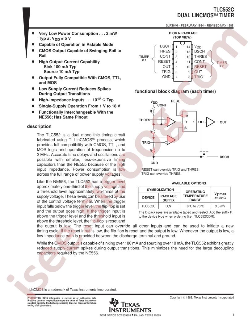 TLC552C
