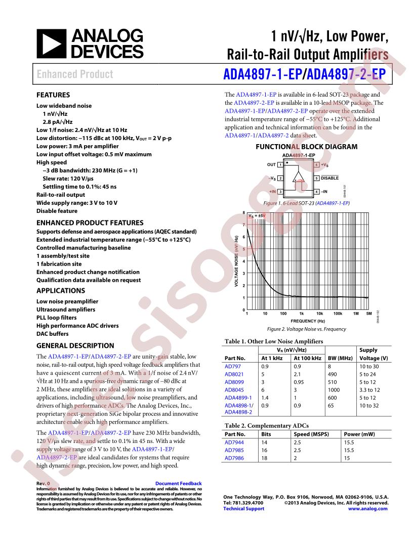 ADA4897-1-EP,2-EP