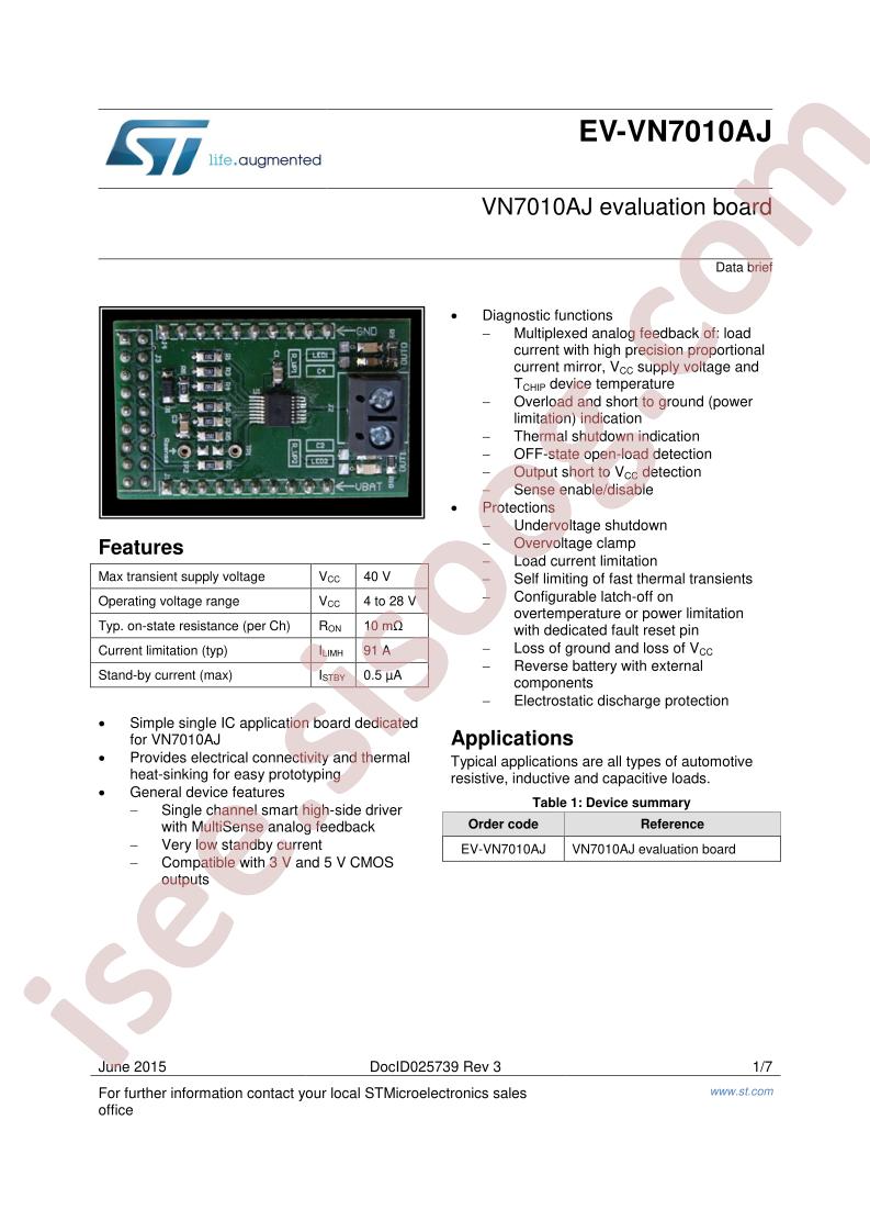 EV-VN7010AJ Data Brief