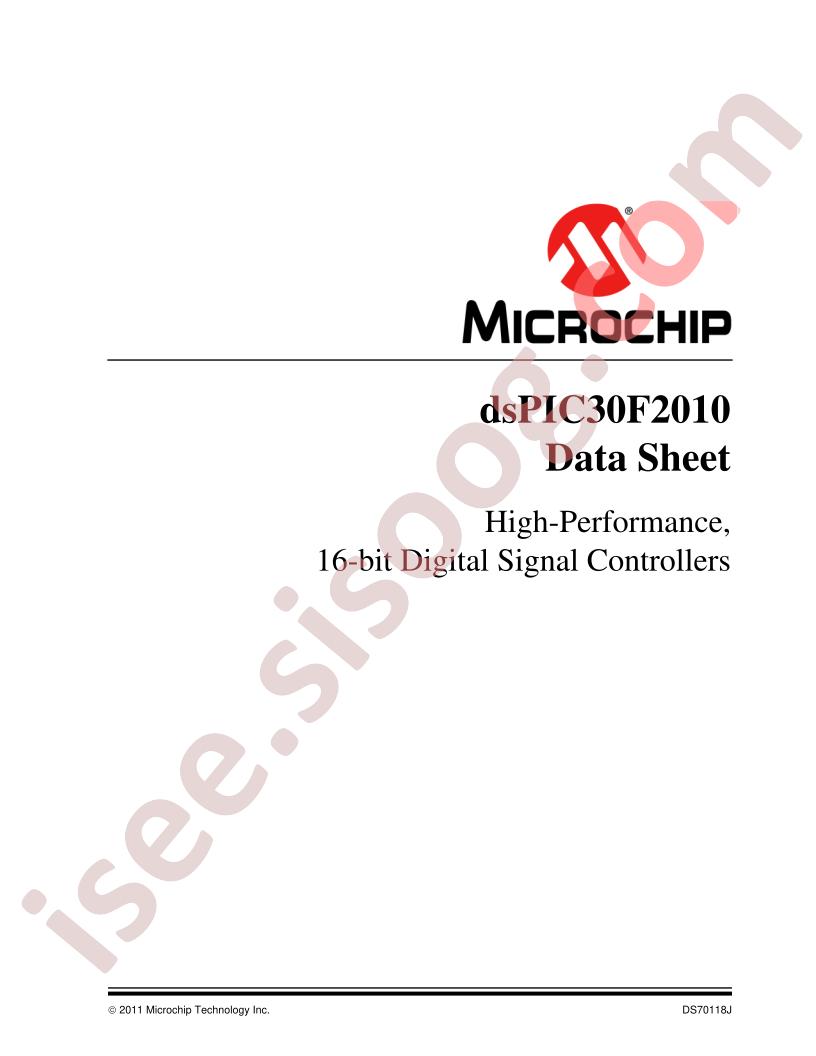 dsPIC30F2010 Datasheet