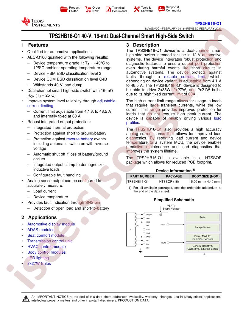 TPS2HB16-Q1