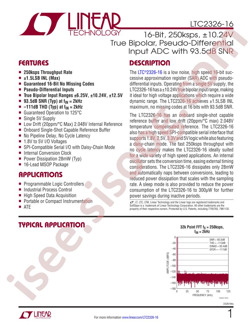 LTC2326-16