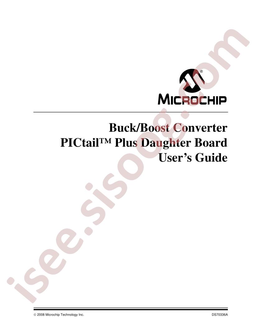 Buck/Boost Converter PICtail Plus Guide