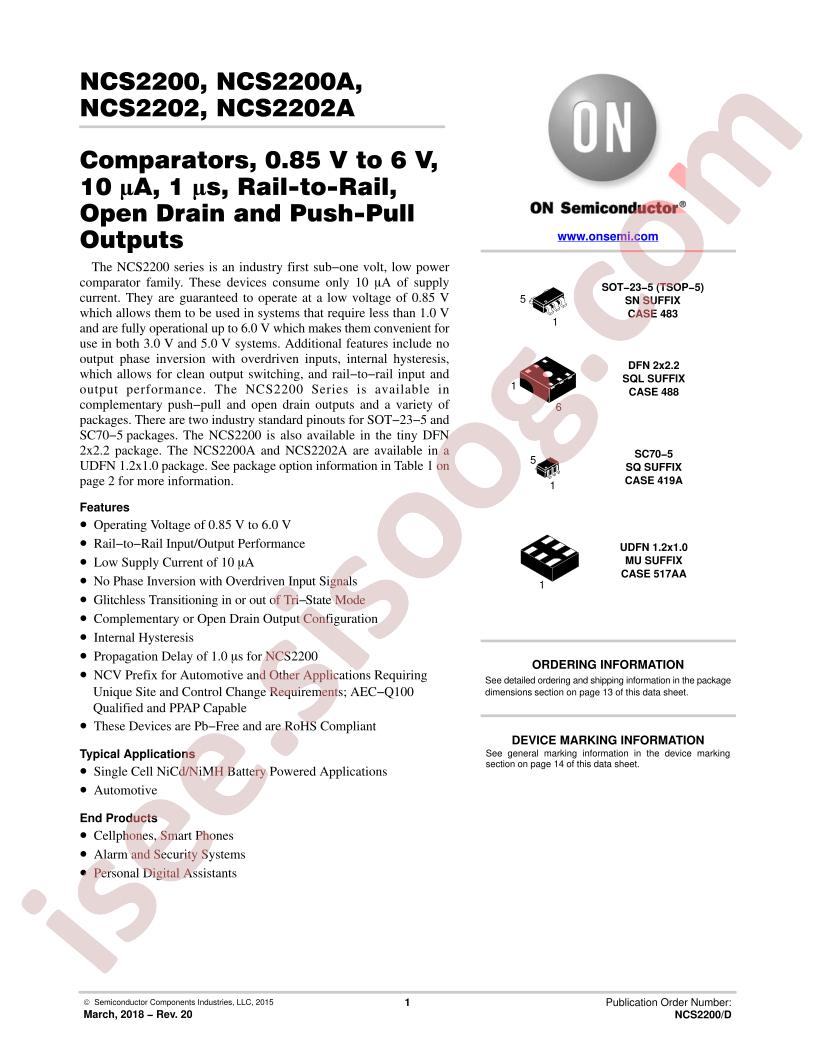 NCV2200(V),NCV2200