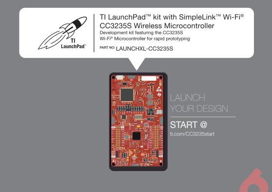 LAUNCHXL-CC3235S Quick Start Guide