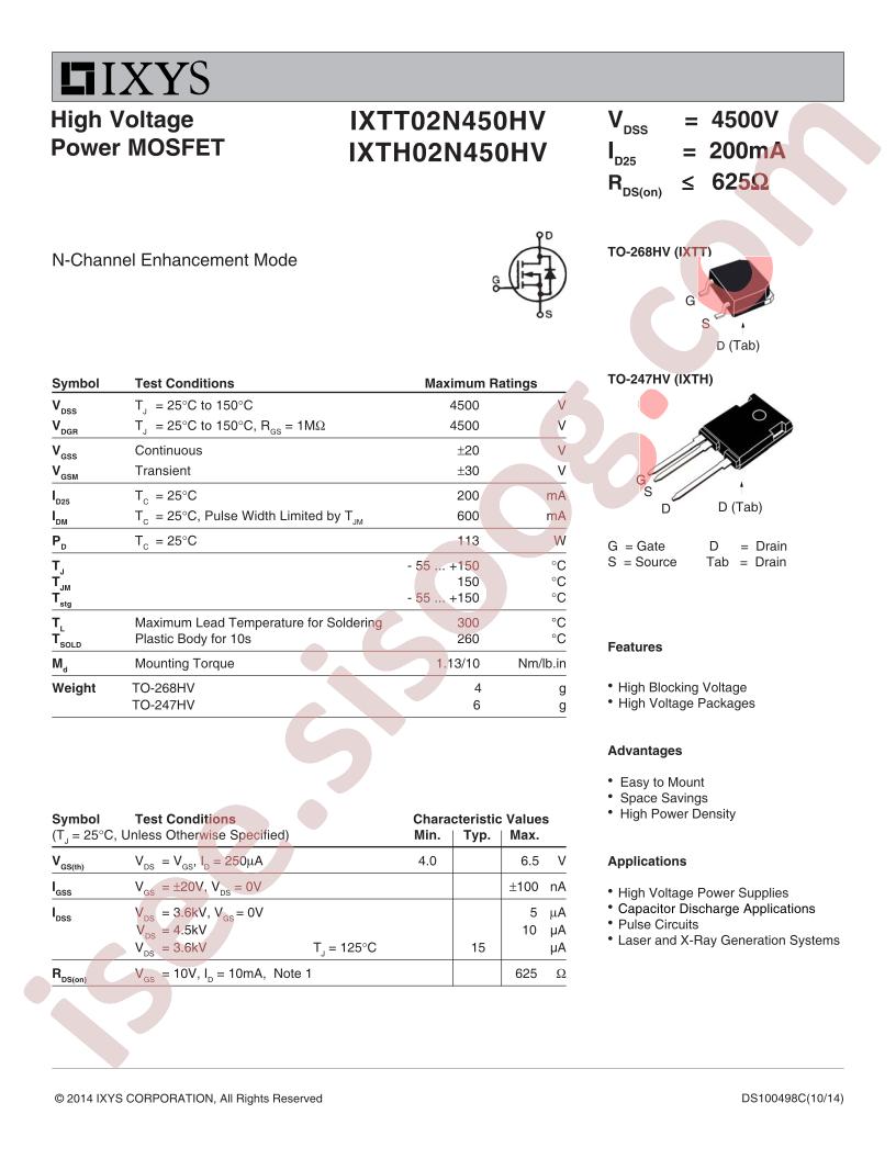 IX(T,H)02N450HV