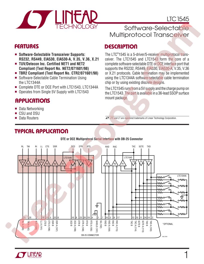 LTC1545