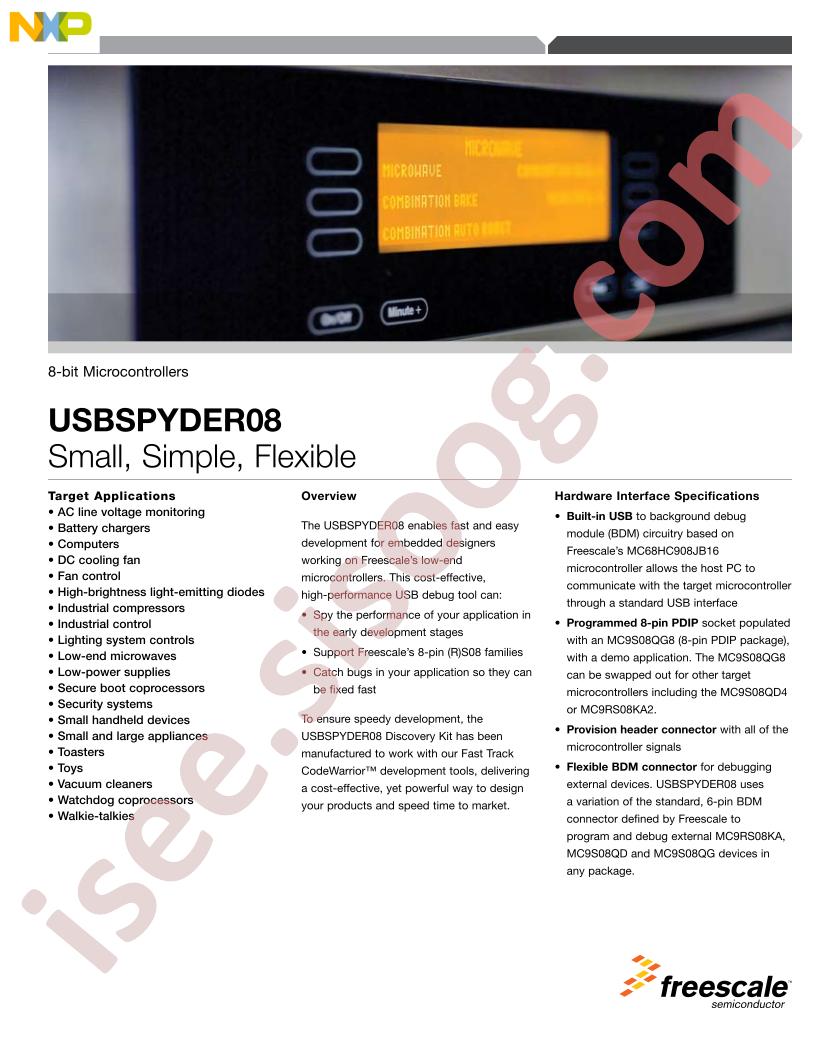 USBSPYDER08 Fact Sheet