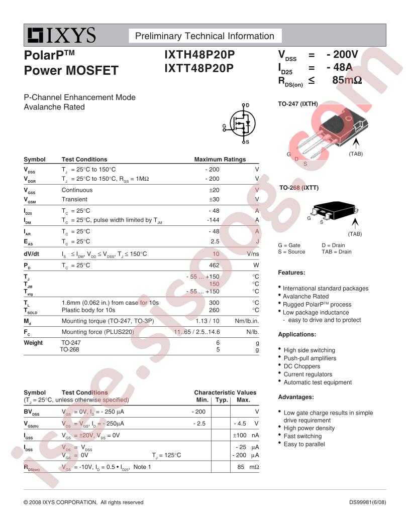 IXT(H,T)48P20P