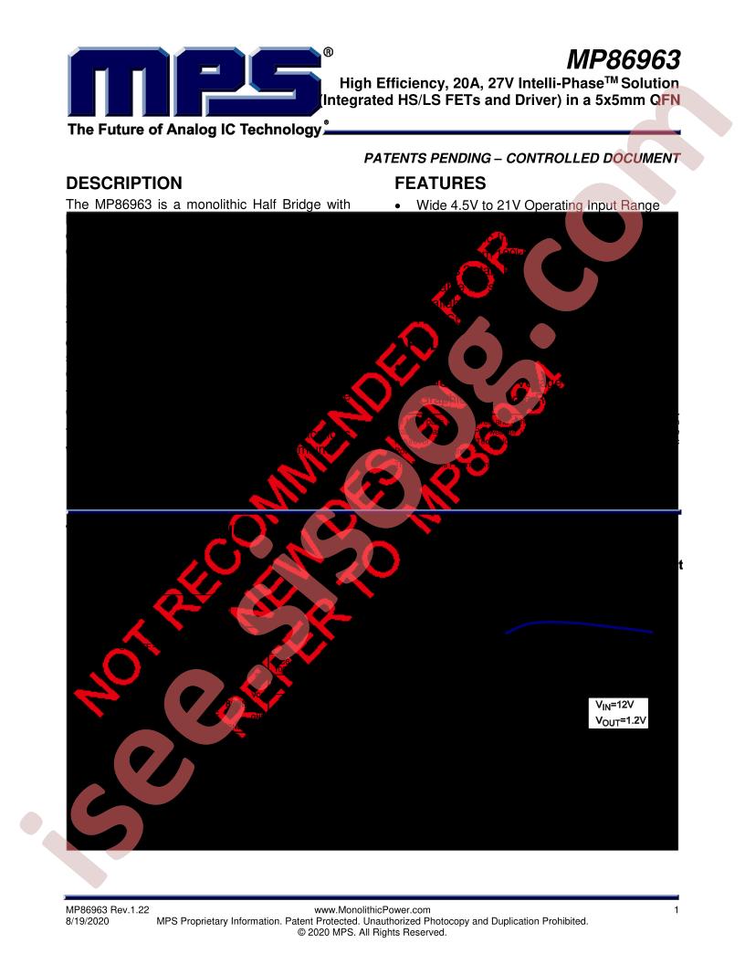 MP86963 Datasheet