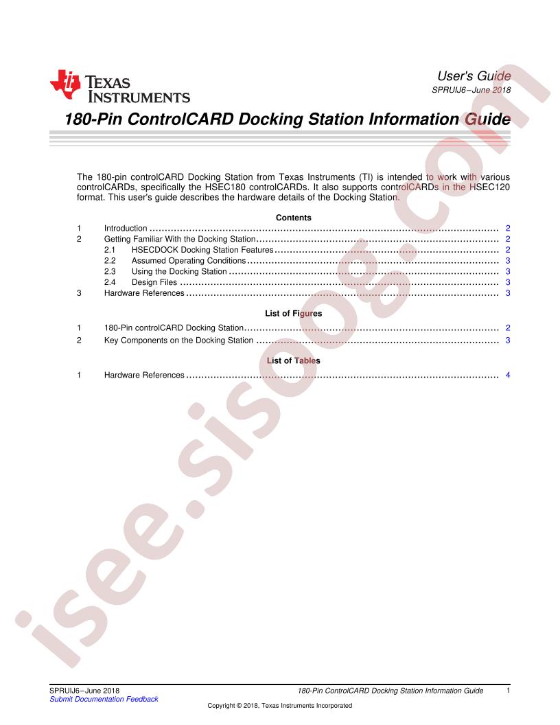 TMDSHSECDOCK Info. Guide