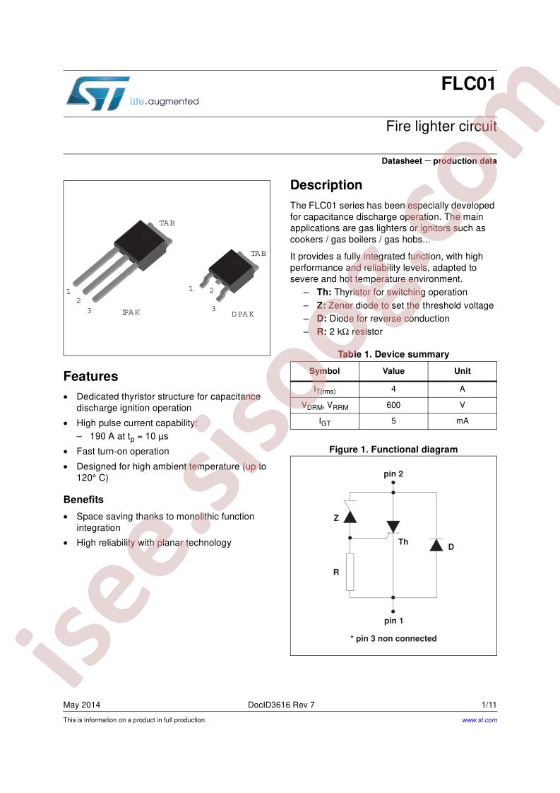 FLC01 Datasheet